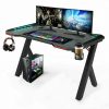 Apollon R5 Beépített ledes Gamer asztal 140cm*60cm*73cm